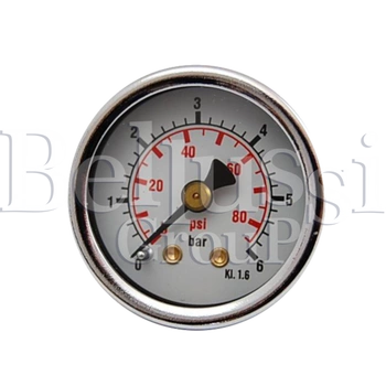 Small pressure gauge 6 bar 1/8 (external thred) for steam generators and ironing tables