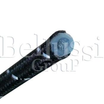 Steam silicone cable with one braid for irons