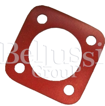 Square silicone gasket with 4 holes