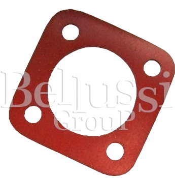 Square silicone gasket with 4 holes