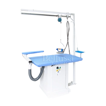 MP/A-B table à repasser rectangulaire avec connexion pour 2 repasseuses