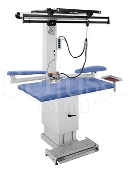 Rectangular ironing table MP/A-R with height adjustment
