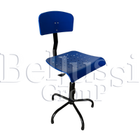 Krzesło z siedziskiem plastikowym z regulacją wysokości