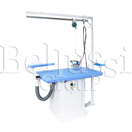 Прямокутний прасувальний стіл MP/A-B з підключенням для 2 прасок