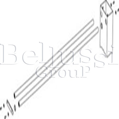 Rautainen ripustusvarsi pöytiin BR/A-S, BR/A-RS