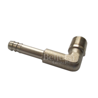 Raccord coudé 1/8" pour semelle de fer et tuyau vapeur