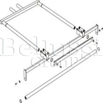 IJzeren ophangarm voor tafels MP/A-S, MP/A-RS, MP/A-R