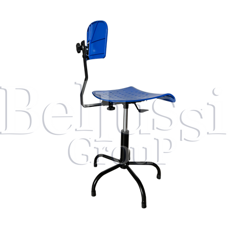 Krēsls ar regulējama augstuma plastmasas sēdekli