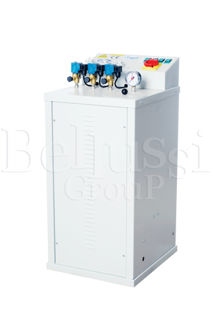 Dampferzeuger FB/F 7 L 6 KW mit Kreiselpumpe und Anschluss an drei Eisen