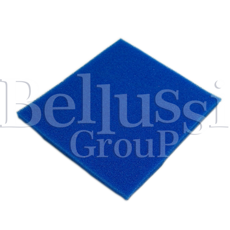 Mousse polyamide siliconée bleue, d'une épaisseur de 7 mm et d'une largeur de 130 cm