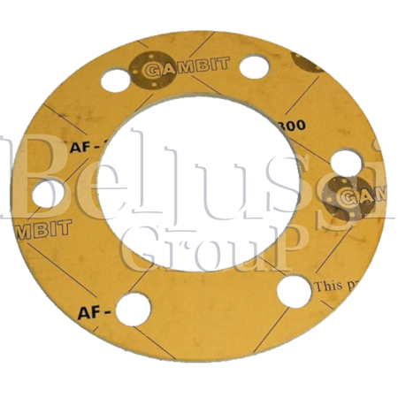 Katla blīvējums (sildītāja atveres J0290) ar sešiem caurumiem FB/F tipa tvaika ģeneratoriem un gludināšanas galdiem FR/F, MP/F un MP/F/T.