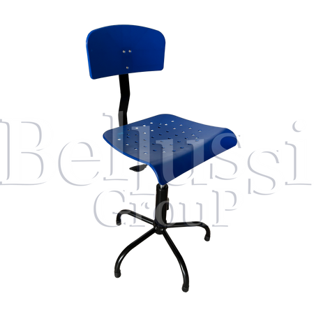 Krēsls ar regulējama augstuma plastmasas sēdekli